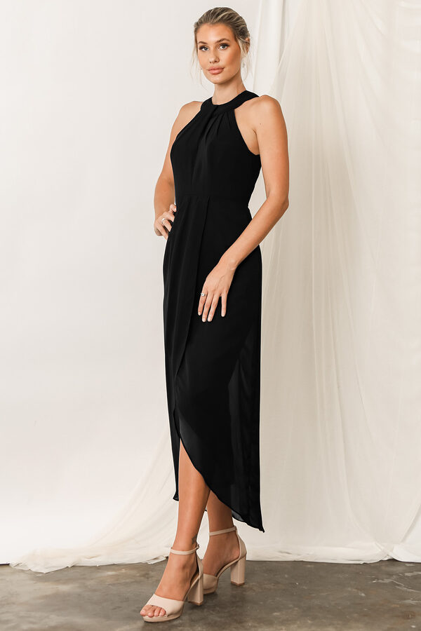 MilaBlackBridesmaidDress2 Mila Black Bridesmaid Dress by Talia Sarah