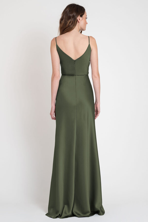 Sylvie_Olive_2 Sylvie Bridesmaid Dress by Jenny Yoo – Olive Green - Sylvie Olive 2