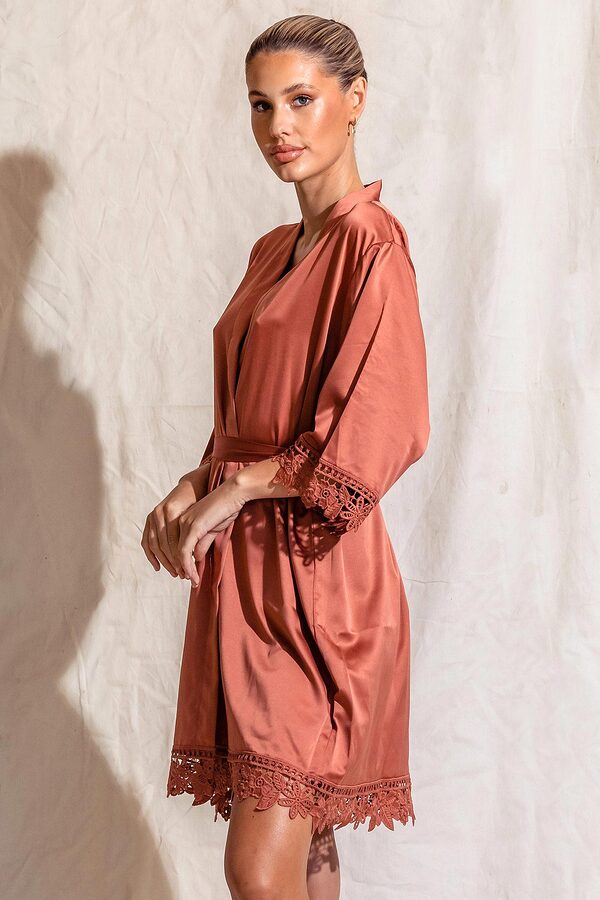 EllaLaceBridesmaidRobeCinnamonRustOrange3 Ella Sage Green Lace Satin Bridesmaids Robe - EllaLaceBridesmaidRobeCinnamonRustOrange3