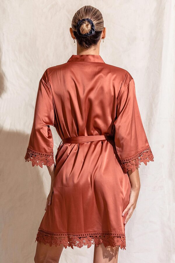 EllaLaceBridesmaidRobeCinnamonRustOrange5 Ella Sage Green Lace Satin Bridesmaids Robe - EllaLaceBridesmaidRobeCinnamonRustOrange5