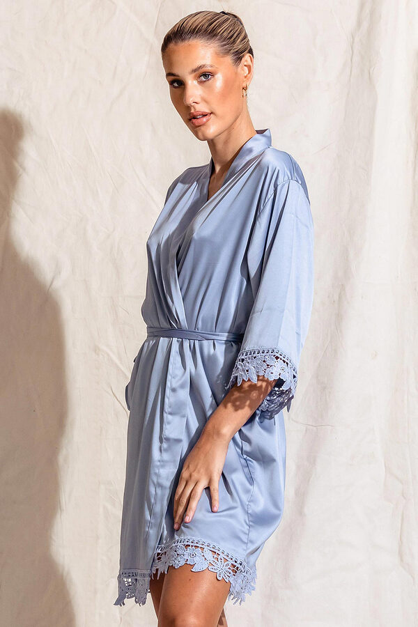 EllaLaceBridesmaidRobeDustyBlue4 Ella Sage Green Lace Satin Bridesmaids Robe - EllaLaceBridesmaidRobeDustyBlue4
