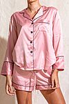 Harmony Dusty Rose Pink Satin Bridesmaids Pyjamas - Leniflashes Bridesmaidsonly 4263