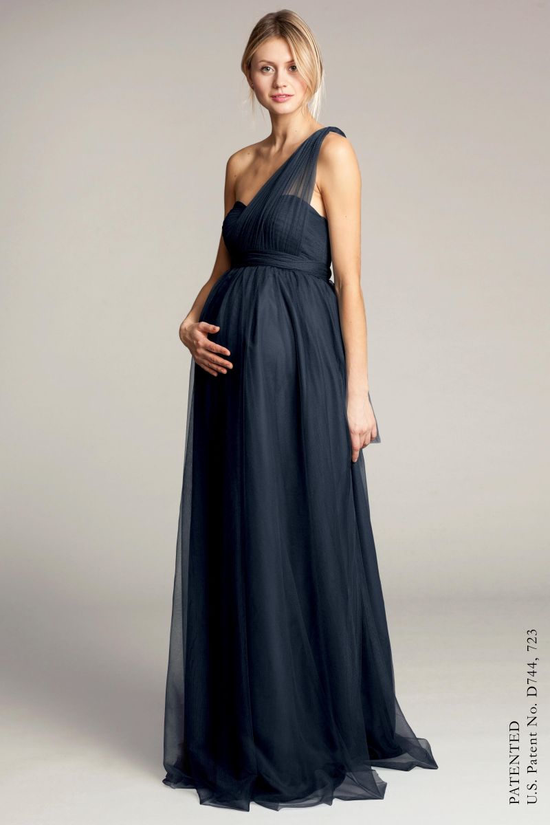 Serafina Maternity Bridesmaid Dress by Jenny Yoo - Navy Blue
