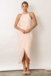 Skye Bridesmaids Dress by Talia Sarah in Peony Peach Pink