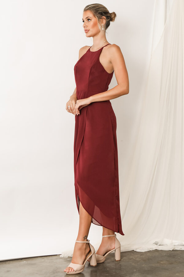 Skye Mahogany Burgundy Bridesmaid Dresses by Talia Sarah2 Skye Mahogany Burgundy Bridesmaid Dresses by Talia Sarah