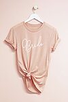 Bride T-Shirt in Blush