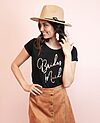 Bridesmaid T Shirt in Black - BridesmaidBlackTShirt2