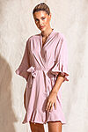 Olivia Rose Pink Cotton Ruffle Bridesmaid Proposal Bridal Party Robes