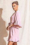 Rose Pink Cotton Ruffle Bridesmaid Proposal Bridal Party Robes