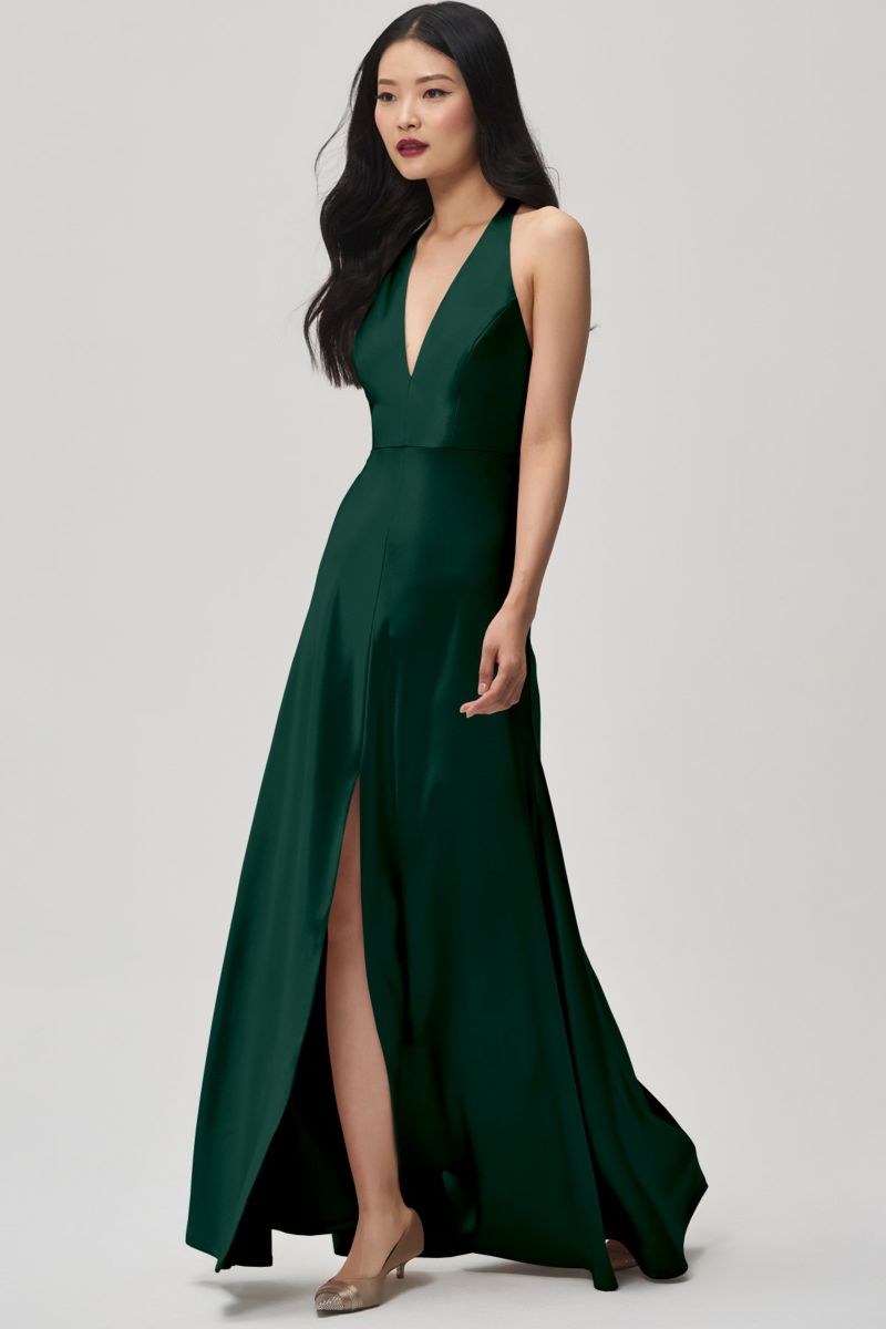 Corinne Bridesmaid Dress by Jenny Yoo – Emerald Green