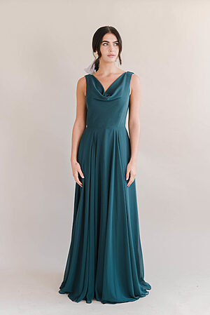 Athena Bridesmaid Dress by TH&TH - Emerald Green