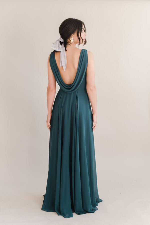 Athena Bridesmaid Dress by TH&TH - Emerald Green Athena Bridesmaid Dress by TH&TH - Emerald Green