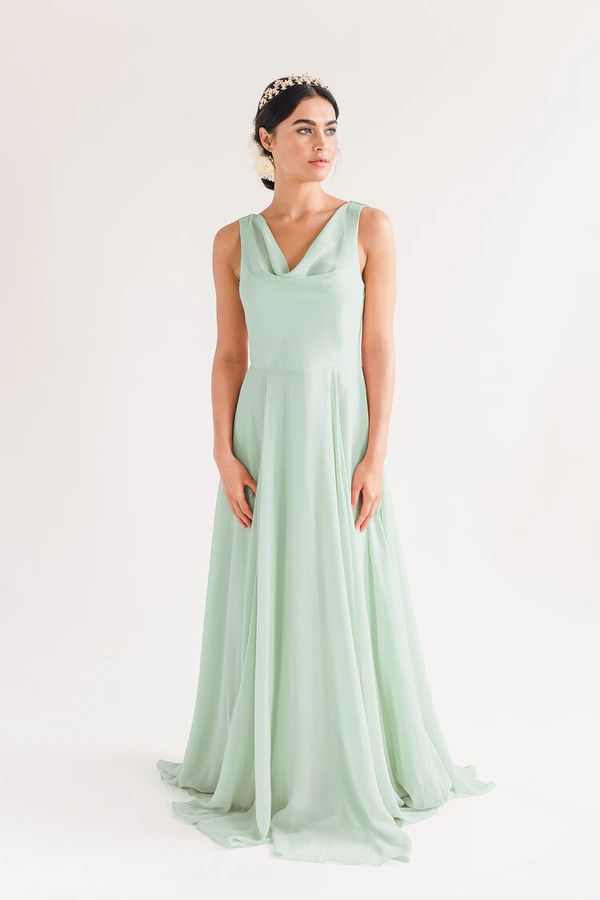 Athena Bridesmaid Dress by TH&TH - Pistachio Green Athena Bridesmaid Dress by TH&TH - Pistachio Green