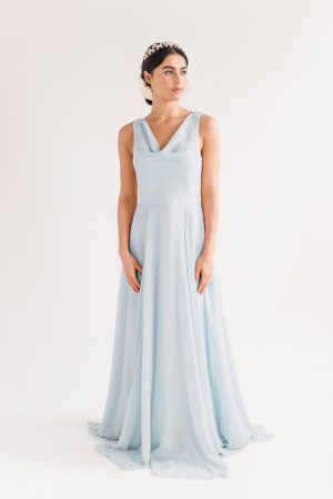 Athena Bridesmaid Dress by TH&TH - Powder Blue