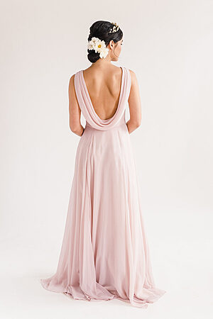 Athena Bridesmaid Dress by TH&TH - Smoked Blush