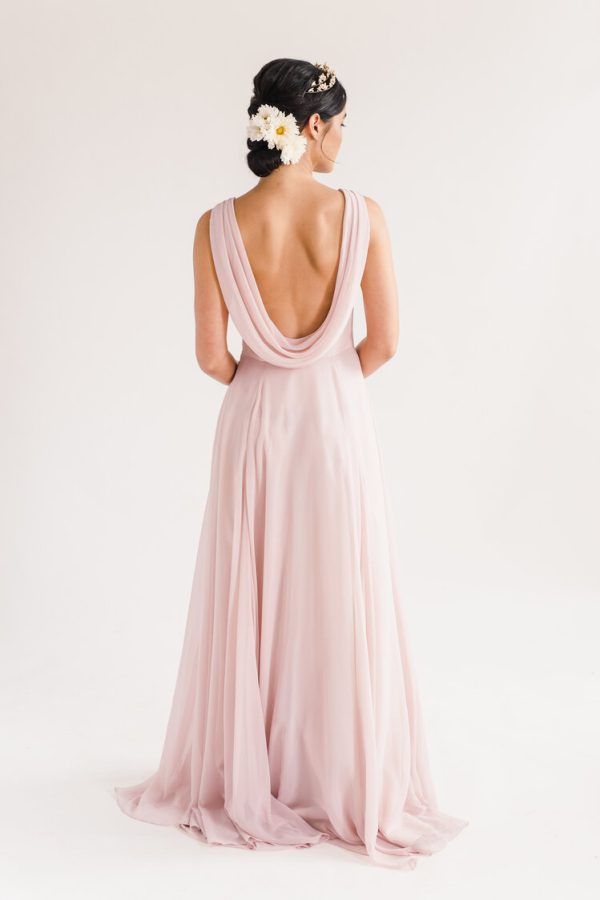 Athena Bridesmaid Dress by TH&TH - Smoked Blush