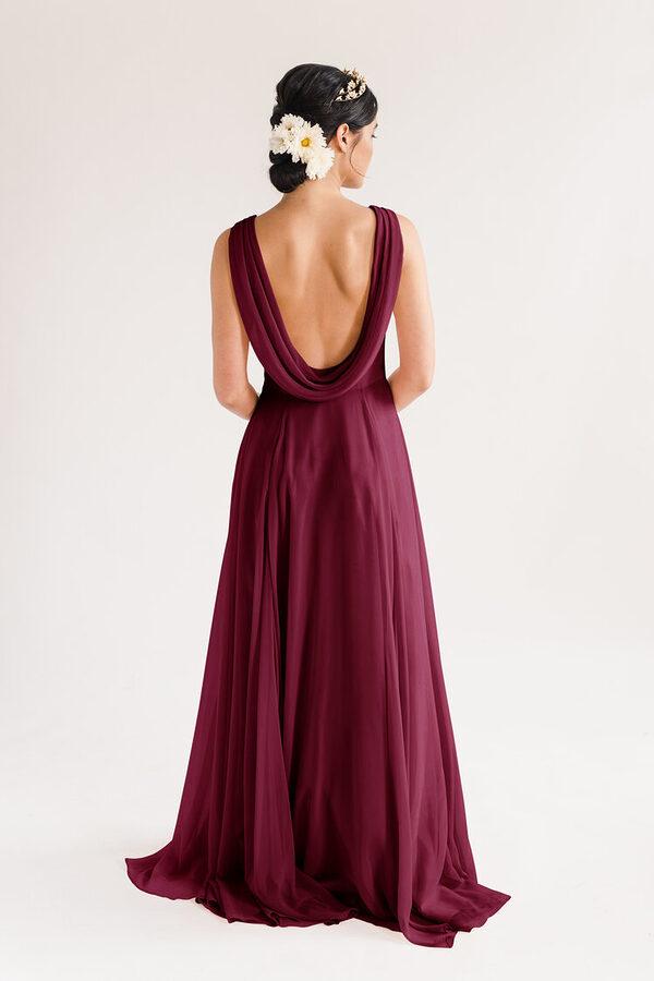 Athena Bridesmaid Dress by TH&TH - Roseberry Red Athena Bridesmaid Dress by TH&TH - Roseberry Red