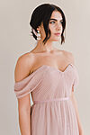 Bardot Bridesmaid Dress by TH&TH - Smoked Blush