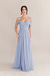 Bardot Bridesmaid Dress by TH&TH - Bluebird