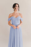 Bardot Bridesmaid Dress by TH&TH - Bluebird