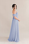 Bardot Bridesmaid Dress by TH&TH - Bluebird