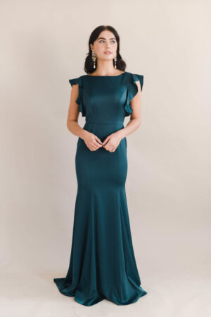Cecelia Bridesmaid Dress by TH&TH - Emerald Green