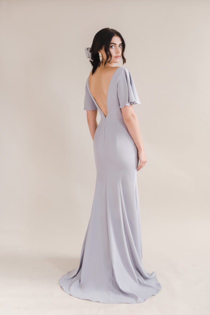 TH&TH Celeste Bridesmaid Dress - Dove Grey | Bridesmaids Only