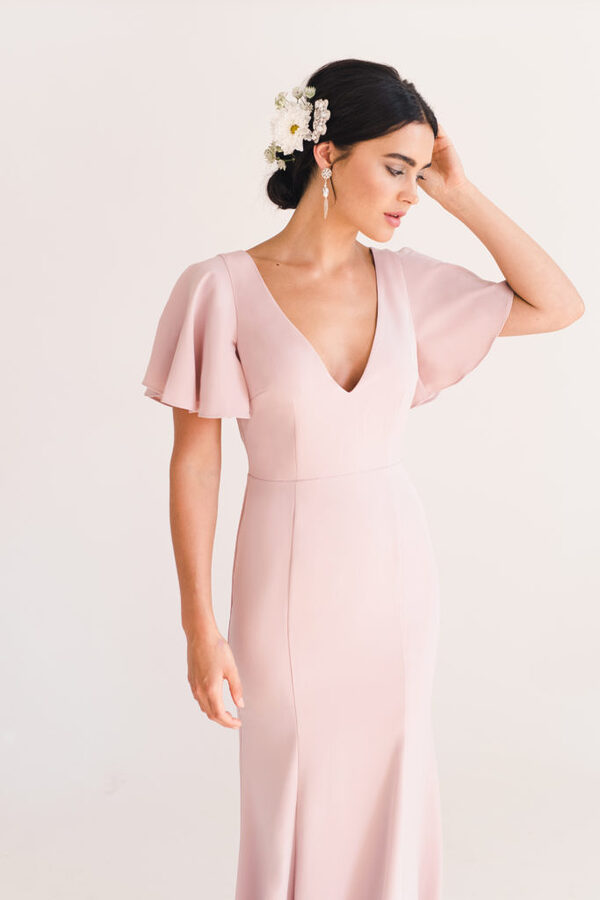 Celeste Bridesmaid Dress by TH&TH - Smoked Blush Celeste Bridesmaid Dress by TH&TH - Smoked Blush