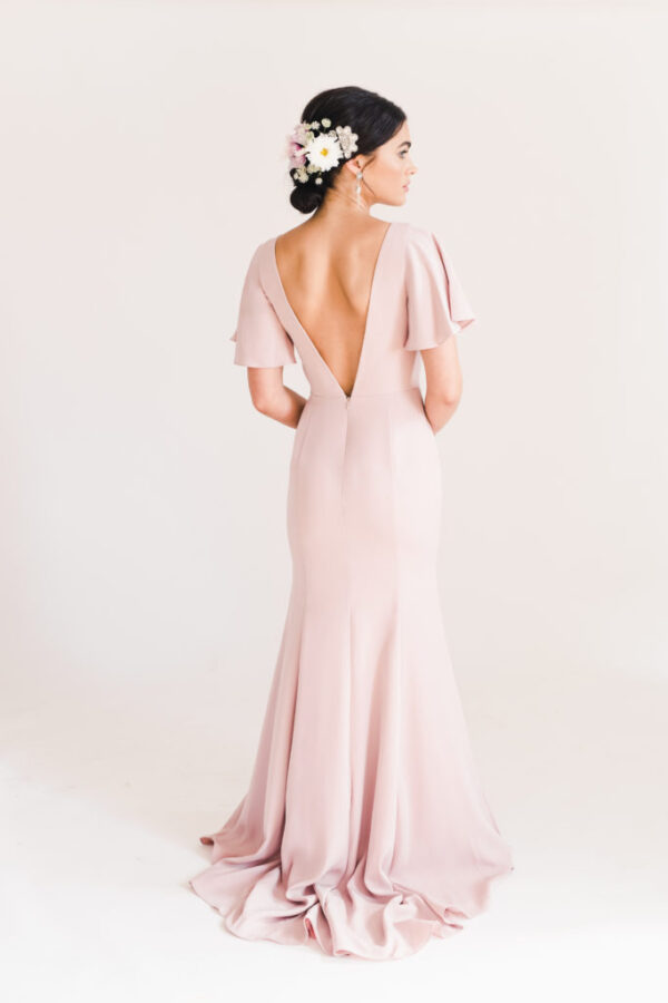 Celeste Bridesmaid Dress by TH&TH - Smoked Blush