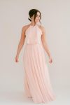 Olympia Bridesmaid Dress by TH&TH - Blush Pink