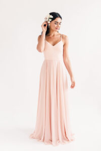 Edie Bridesmaid Dress by TH&TH - Blush Pink