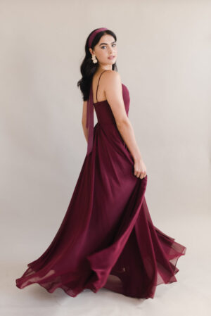 Edie Bridesmaid Dress by TH&TH - Roseberry Red
