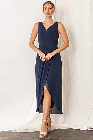 Kira Bridesmaid Dress by Talia Sarah in Navy Blue