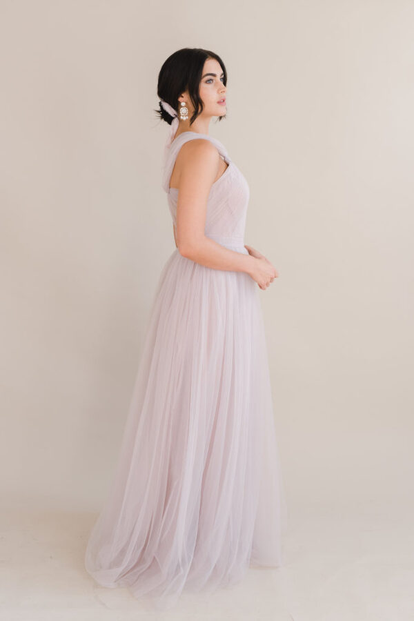 Luna Bridesmaid Dress by TH&TH - Smoked Orchid Purple Luna Bridesmaid Dress by TH&TH - Smoked Orchid Purple