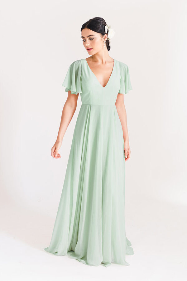 Phoebe Bridesmaid Dress by TH&TH - Pistachio Green Phoebe Bridesmaid Dress by TH&TH - Pistachio Green