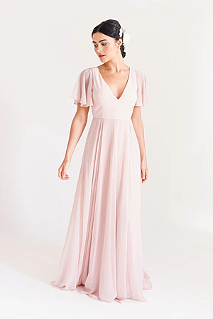 Phoebe Bridesmaid Dress by TH&TH - Smoked Blush