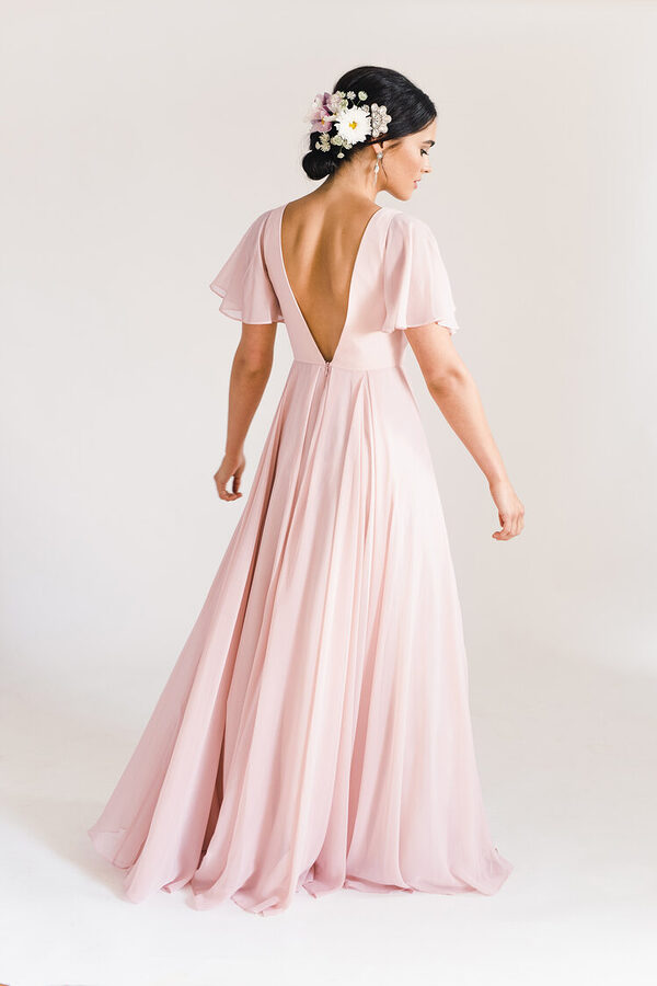 Phoebe Bridesmaid Dress by TH&TH - Smoked Blush Phoebe Bridesmaid Dress by TH&TH - Smoked Blush