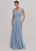 TH_TH_bridesmaid_dress_Athena_in_dusty_blue_chiffon_model_front_view