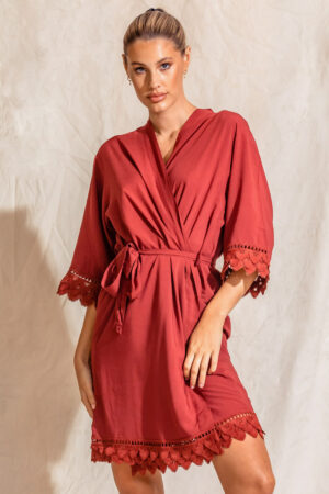 Ava-Paprika-Red-Matte-Feather-Lace-Bridesmaid-Robe