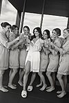 Bridesmaid Robes with Lace Trim