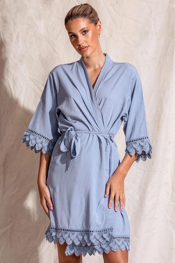 AvaBridesmaidsRobesDustyBlue3 Ava Storm Matte Feather Lace Bridesmaid Robe - AvaBridesmaidsRobesDustyBlue3