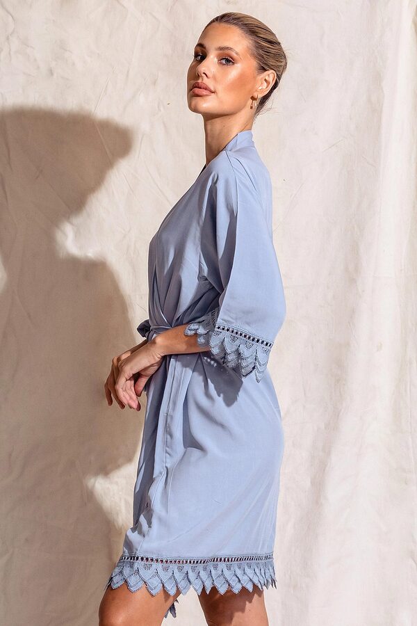 AvaBridesmaidsRobesDustyBlue4 Ava Storm Matte Feather Lace Bridesmaid Robe - AvaBridesmaidsRobesDustyBlue4