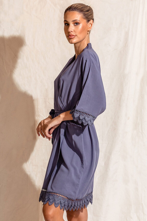 AvaBridesmaidsRobesStorm4 Ava Storm Matte Feather Lace Bridesmaid Robe - AvaBridesmaidsRobesStorm4