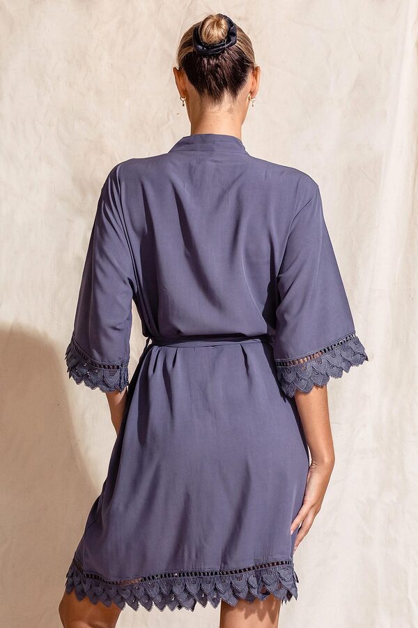 AvaBridesmaidsRobesStorm5 Ava Storm Matte Feather Lace Bridesmaid Robe - AvaBridesmaidsRobesStorm5