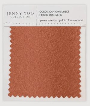 Jenny Yoo Luxe Satin Swatch - Canyon