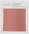 Jenny Yoo Luxe Satin Swatch - English Rose