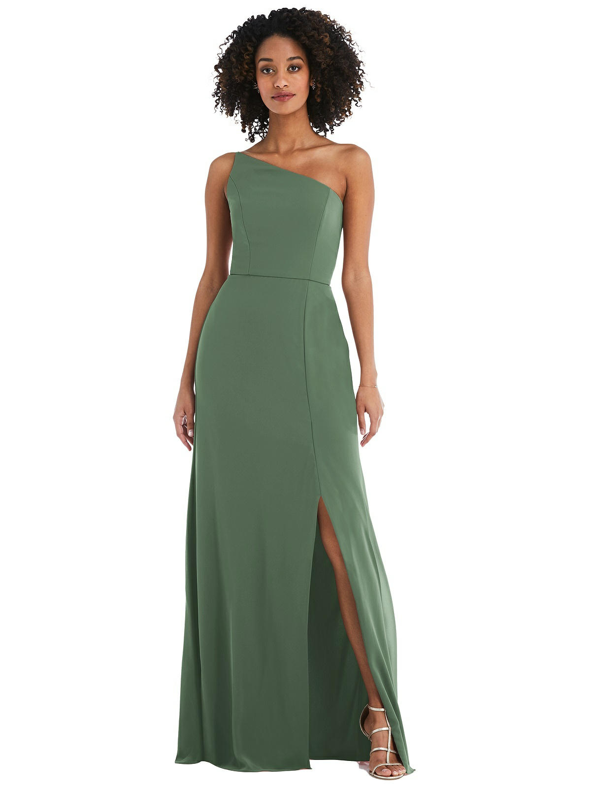 Aime Vineyard Green Bridesmaid Dress by Dessy