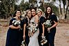 Bianca Bridesmaids Only Wearing Zara in Navy