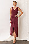 Kira Mahognay Wine Burgundy Bridesmaid Dresses by Talia Sarah