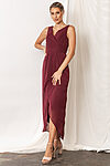 Kira Mahognay Wine Burgundy Bridesmaid Dresses by Talia Sarah